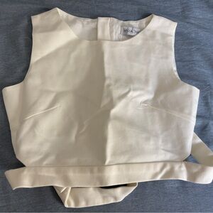 Chic bowknot crop top